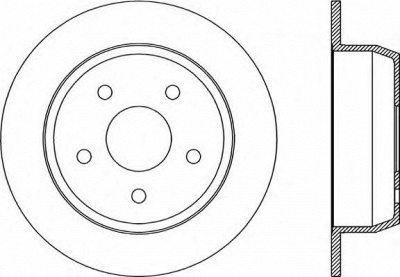 OPEN PARTS bdr186210 -  Тормозной диск